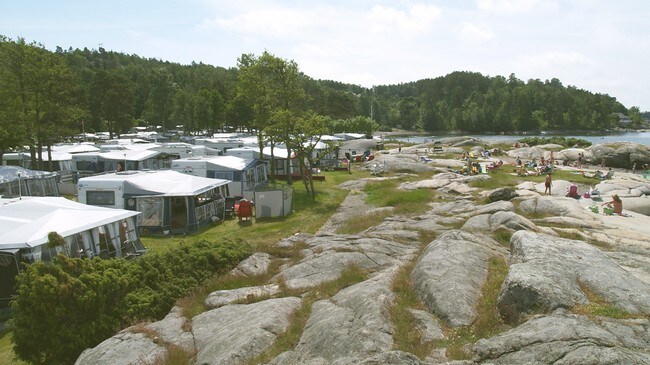 Langeby camping (Foto: Yngve Tørrestad/NRK) Langeby camping (Foto: Yngve Tørrestad/NRK)