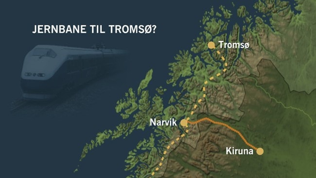 SV vil ha jernbane til Tromsø (NRK)