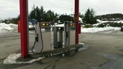 Bensinpumpene på Solund Center