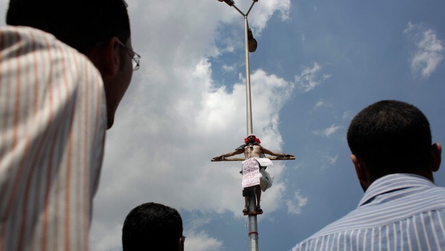 Demonstrasjon i Kairo (Foto: Nasser Nasser/Ap) Demonstrasjon i Kairo (Foto: Nasser Nasser/Ap)