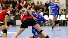 June Andenæs mot Thüringer HC  (Foto: Mario Gentzel/pictureteam)