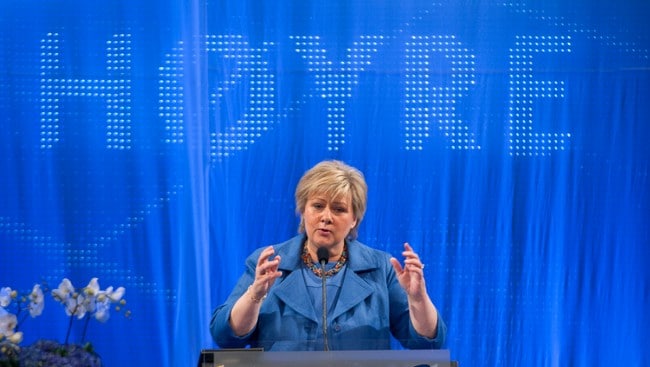Erna Solberg (Foto: Bendiksby, Terje/NTB scanpix) Erna Solberg (Foto: Bendiksby, Terje/NTB scanpix)