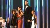 Jada og Will Smith med barna Jaden Christopher (11) og Willow Camille (8) på Nobelkonserten.