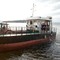 MS Thorbjørn ankommer Utvika. 