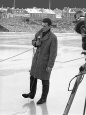 Knut Bjørnsen på Bislett i 1963. (Foto: Aaserud, Ivar/Scanpix)