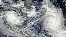 Satellittfoto av syklonen som herjer Fiji (Foto: NASA/Scanpix/Reuters)