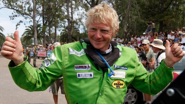 Pål Anders Ullevålseter etter 2. plassen i Dakar-rallyet (Foto: Jacky Naegelen/Scanpix/Reuters)