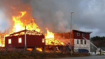 Brann Vestgård i Halden (Foto:Rainer Prang/NRK)