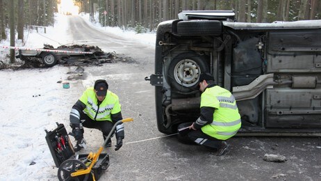 Statens vegvesens ulykkesgruppe (Foto: Jan Gulliksen/NRK)