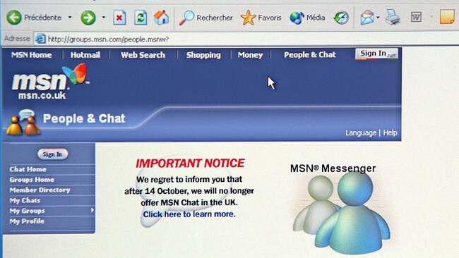 MSN Chat (Foto: GABRIEL BOUYS/AFP) MSN Chat (Foto: GABRIEL BOUYS/AFP)