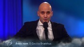 Årets navn: Cecilia Brækhus - Folket stemte frem bokseren Cecilia Brækhus til "Årets Navn" under Idrettsgallaen lørdag. Brækhus kunne ikke selv ta i mot prisen, men manager Kevin Skabo (bilde) var på plass. Han videreformidlet blant annet Brækhus' ønske om snart å få bokse på hjemmebane i Norge.