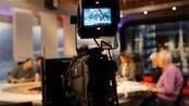 Fra et ERT-studio mandag. (Foto: YANNIS BEHRAKIS/Reuters)