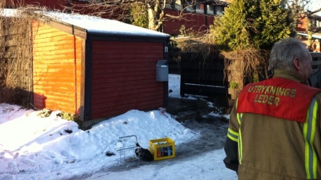 Brannen i Åssiden Terasse er slukket (Foto: Knut Erik Solhaug/NRK)