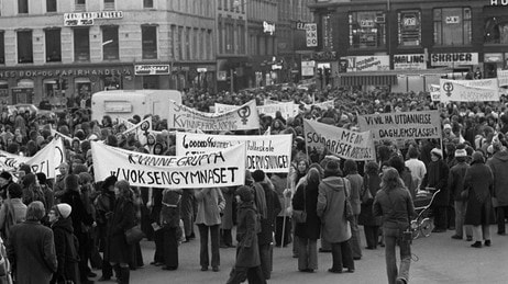 Demonstrasjonstog på Youngstorget (Scanpix)