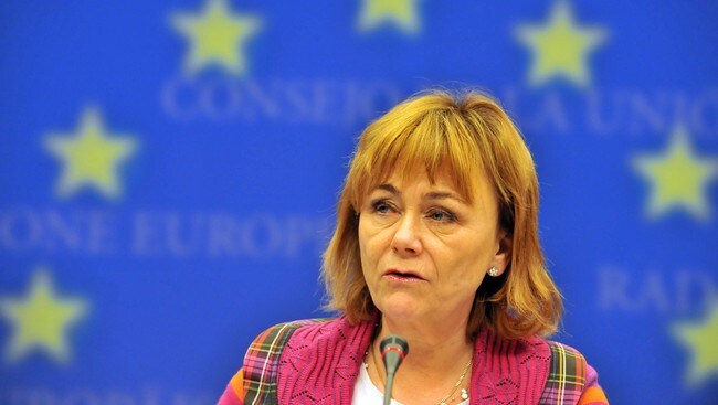 Sveriges justisminister Beatrice Ask. (Foto: Georges Gobet/Scanpix/AFP)