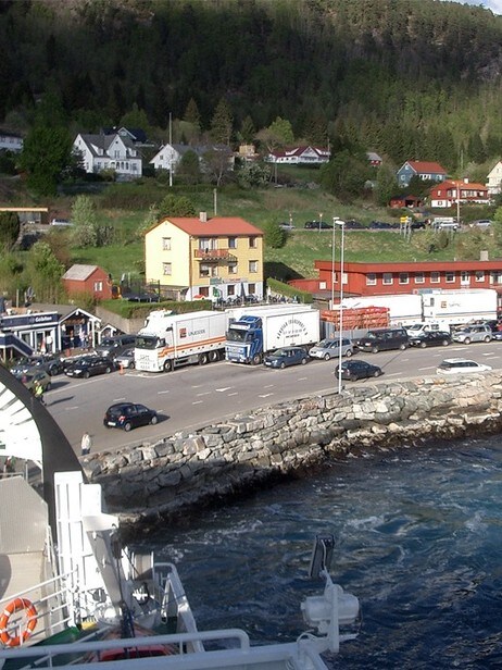 Lavik ferjekai (Foto: Stian Sjursen/NRK)