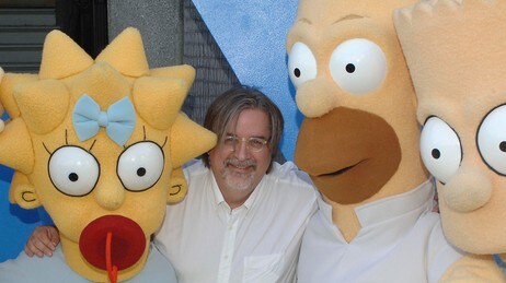 Matt Groening og The Simpsons (Foto: LESTER COHEN/AP)