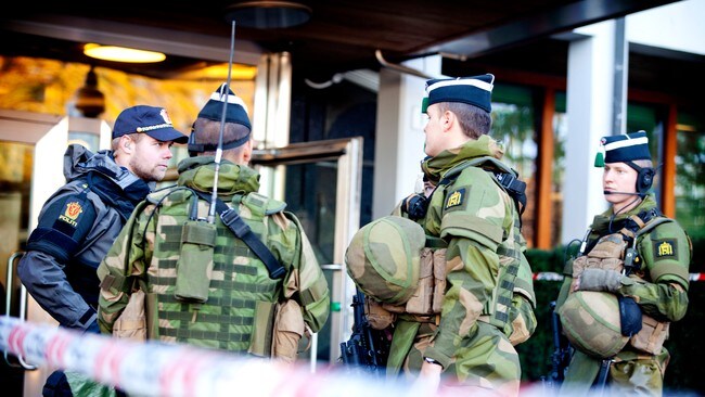 Garden og politiet i samarbeid under øvelsen Tyr (Foto: Lars Magne Hovtun/Forsvaret) Garden og politiet i samarbeid under øvelsen Tyr (Foto: Lars Magne Hovtun/Forsvaret)