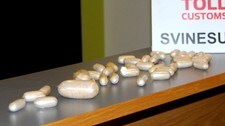 Heroin-beslag på Svinesund (Foto: Tollvesenet) Heroin-beslag på Svinesund (Foto: Tollvesenet)