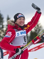 Justyna Kowalczyk (Foto: Jure Makovec/Afp)