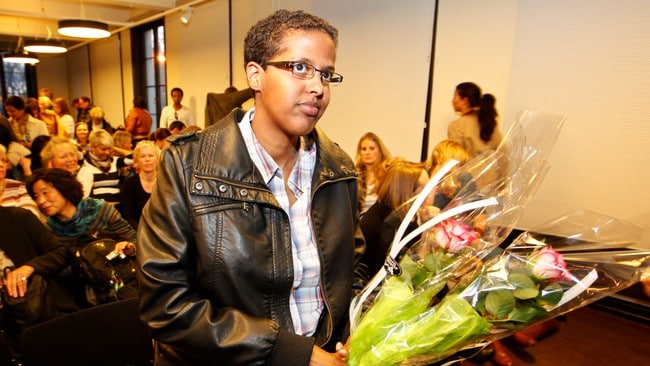 Amal Aden trosset trusler for å delta på debatt (Foto: Larsen, Håkon Mosvold/Scanpix) Amal Aden trosset trusler for å delta på debatt (Foto: Larsen, Håkon Mosvold/Scanpix)