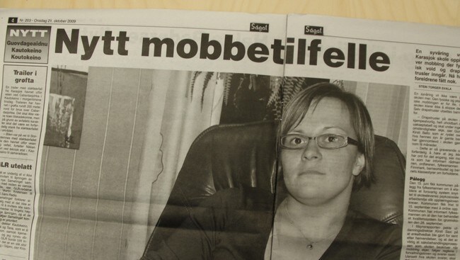Faksimile av Ságat 21.10.09 Faksimile av Ságat 21.10.09