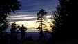 Solnedgang. Foto: Hilde Løken Magnussen, DNT Oslo og Omegn
