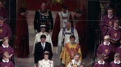 Den kongelige prosesjonen på vei inn i Nidarosdomen ved signingen i 1991
