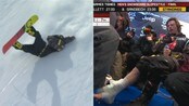 Her faller Horgmo ut av slopestylefinalen - Torstein Horgmo falt under et forsøk på triple cork og måtte trekke seg fra sitt siste run. Kommentator: Thomas Lerdahl