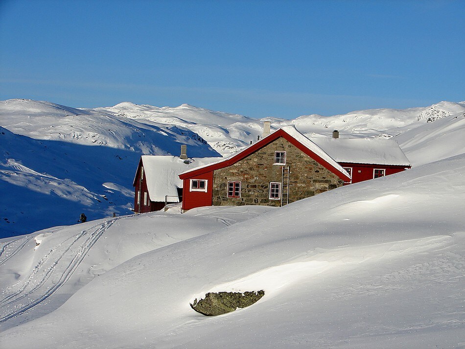 Vinter ved Hallingskeid
