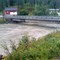 Høgebru i Jostedalen. Brua vart teken av elva under storflaumen i 1979. Den nye er heva ein del og står trygt.