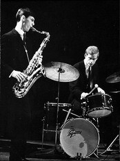 Jan Garbarek og Jon Christensen (Foto: Arthur Sand/Norsk Jazzarkiv) Jan Garbarek og Jon Christensen (Foto: Arthur Sand/Norsk Jazzarkiv)