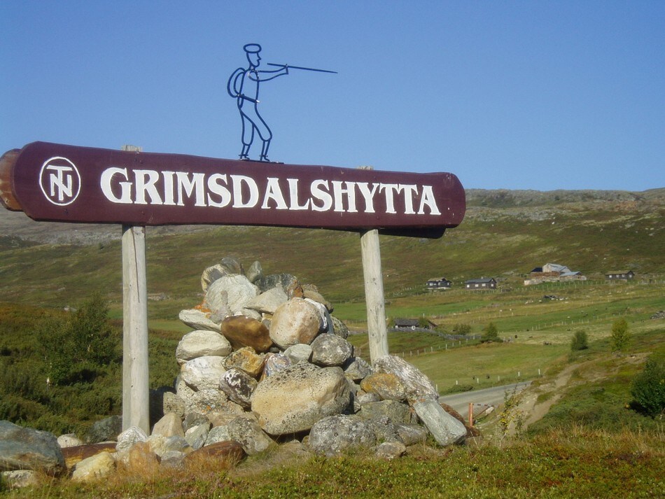 Kreativ skilting til Grimsdalshytta
