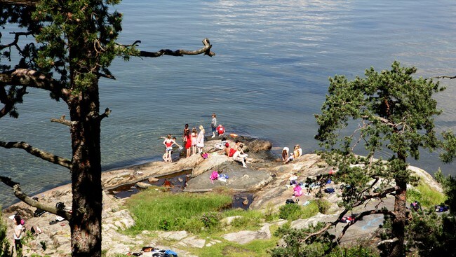 Fiskevollbukta på Holmlia (Foto: Poppe, Cornelius/SCANPIX) Fiskevollbukta på Holmlia (Foto: Poppe, Cornelius/SCANPIX)
