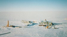 Vostok forskningsstasjon (Foto: Todd Sowers LDEO, Columbia University, Palisades, New York)