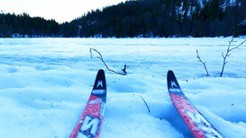 Ski på dårlig skiføre - Foto: John Smits