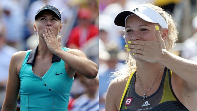 Maria Sharapova og Caroline Wozniacki Maria Sharapova og Caroline Wozniacki