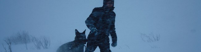 Hunden Lexi (Foto: Nils Henrik Måsø/NRK) Hunden Lexi (Foto: Nils Henrik Måsø/NRK)