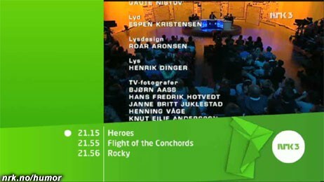 Korte programmer på NRK3 (Foto: Skjermbilde fra NRK3)