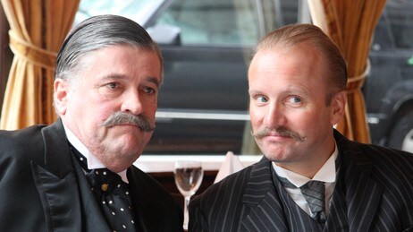 Wedel Jarlsberg og Nansen (Foto: Hege Fagerheim/NRK) Wedel Jarlsberg og Nansen (Foto: Hege Fagerheim/NRK)