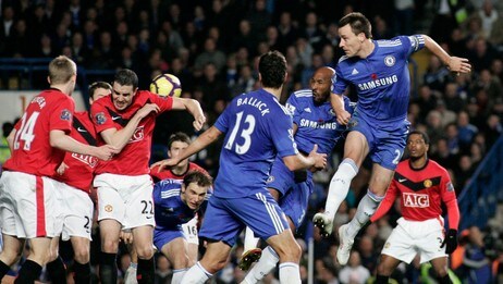 Chelsea scorer kampens eneste mål mot United (Foto: Sang Tan/Scanpix/AP)