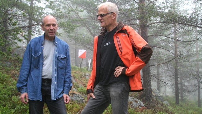 Sverre Aasen og Kjell Kvåle (Foto: Ole Ramshus Sælthun/NRK)