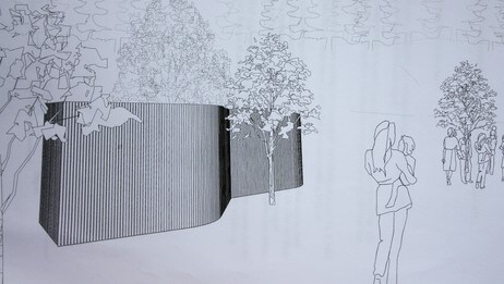 Tegning av bygget som kommer i Thaulowhullet. (M.A.R. ARKITEKTER AS ) Tegning av bygget som kommer i Thaulowhullet. (M.A.R. ARKITEKTER AS )