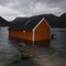 Stormflo i Dragsund i Herøy 