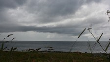 Dårlig vær, utsikt fra Staurneset på Giske (Foto: Ragnhild Osnes Olsen/NRK)