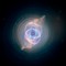 Katteøyetåka er en av de første planetariske stjernetåkene som ble oppdaga. Den består av elleve skall med gass, og er en av de mest komplekse stjernetåkene vi kjenner til.