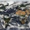 Dette bildet er satt sammen av  bilder fra en rekke satellitter. Det viser skyer og værmønsteret over hele kloden 11. juli 2005.