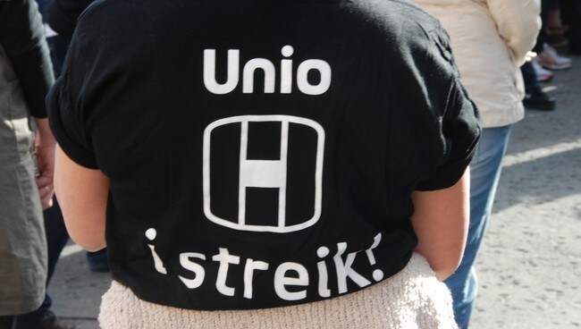 UNIO-streik (Foto: Hans H. Bjørstad)