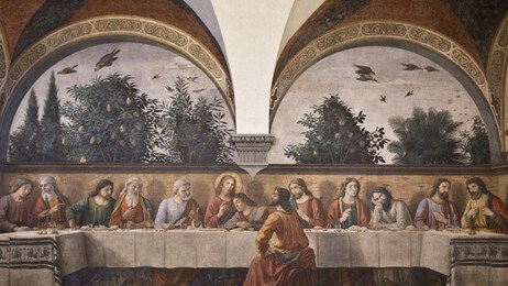 Det siste måltid (Foto: Domenico Ghirlandaio, San Marco-klosteret i Firenze) Det siste måltid (Foto: Domenico Ghirlandaio, San Marco-klosteret i Firenze)