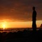 – Ble helt bortskjemt med nydelige solnedganger på Senja.